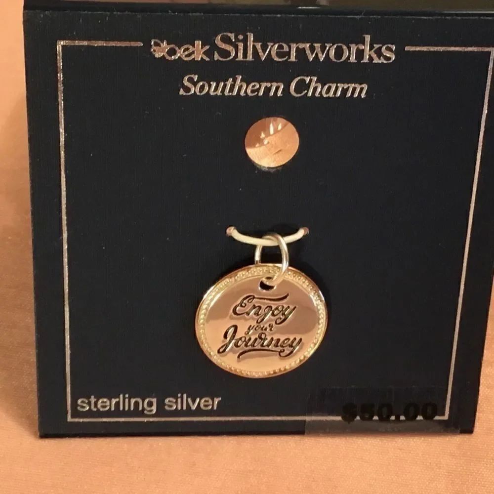 NWT. Sterling Silver “Enjoy The Journey” Piece